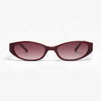 Lunettes de soleil Finione de style australien, marron, Y2K, rétro, œil de chat, UV400, mode féminine, Italie, luxe, logo personnalisé, lunettes de soleil de créateur