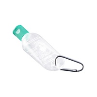 Botella de loción para manos HDPE de 30ML, botellas de champú en aerosol cosmético para llevar al aire libre para Ketchup, tapa de plástico para serigrafía desechable