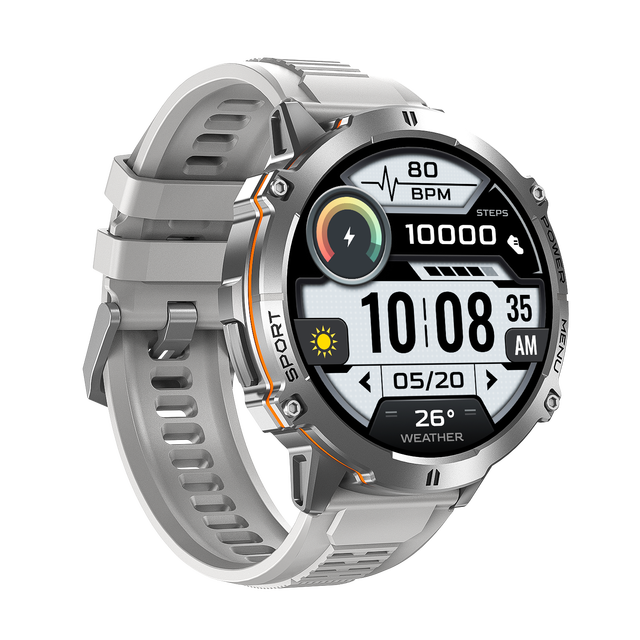 Long Standby Battery Watch X3 Sport AMOLED Deeply Waterproof Round Screen Outdoor Smart Watch with Compass