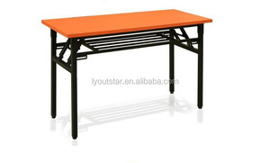 Table de lecture scolaire, bureau d'étudiant, table pliante longue en métal - Product Image 5