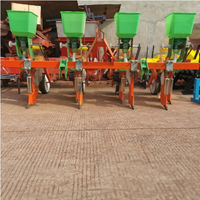 Semoir de précision à 4 rangs pour maïs et haricots, haute efficacité, avec réglage des rangs, machine à planter le maïs, provenance Chine