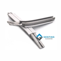 Pièces d'escalator Rail de guidage en alliage d'aluminium pour escalator