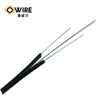 Tuyau de câblage extérieur autoportant en acier pour communication FTTH, 1 km, 2 km, G657A1, 1 conducteur, Unionfiber