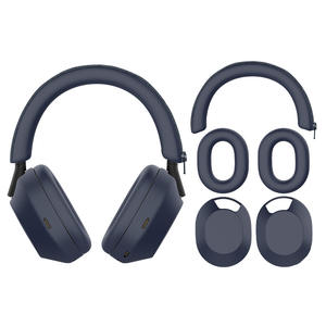 Juego 3 en 1 de funda de silicona suave para <span class=keywords><strong>auriculares</strong></span> <span class=keywords><strong>Sony</strong></span> xm5, funda protectora para <span class=keywords><strong>auriculares</strong></span>, accesorios protectores de piel - Product Image 5