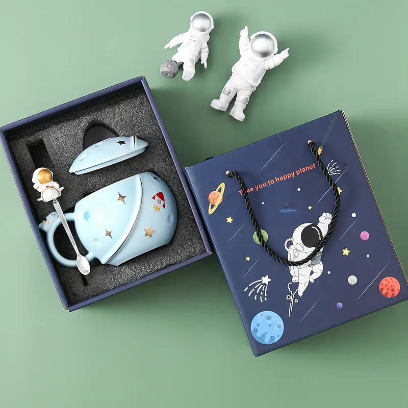 NASA Astronot Luar Angkasa Mug Hadiah Promosi Item Hadiah Transportasi Bisnis Hadiah Pernikahan untuk Souvenir Tamu