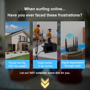 Amplificateur <span class=keywords><strong>WiFi</strong></span> KuWFi 1200Mbps à Travers les Murs, Répéteur <span class=keywords><strong>WiFi</strong></span> Domestique Portable avec Port LAN - Product Image 3