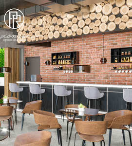 Ideas de Decoración de Barra de Cafetería Vintage, Diseño de Interiores de <span class=keywords><strong>Bistro</strong></span> - Product Image 2