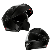 Casque intégral modulaire avec doublure amovible, casque de moto anti-buée et coupe-vent pour hommes et femmes, taille universelle pour scooter