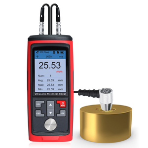 Medidor de Espesor Ultrasónico Digital de Alta Calidad, 1.0~300.0mm, Almacenamiento de 1500 Datos, Pantalla a Color (OEM) - Product Image 1