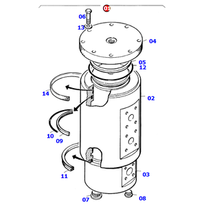 Junta Central Giratoria Original PC3000-1 PC3000-6, Junta de Giro 65900840 99731040 93462340 65903840, Conjunto de Junta Rotatoria para <span class=keywords><strong>Komatsu</strong></span> - Product Image 1