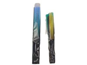 พัดมือพับได้ PVC กันน้ำ สีสันสดใส สำหรับงานปาร์ตี้และของขวัญวันเกิด ขายส่ง - Product Image 3