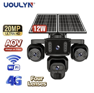 กล้องวงจรปิดระบบ PTZ 4 เลนส์ ความละเอียด 20MP บันทึกภาพ 24/7 รองรับ AI ตรวจจับวัตถุภายนอก  เชื่อมต่อ WIFI 4G ผ่านซิมการ์ด  ใช้พลังงานแสงอาทิตย์  ไร้สาย  ระบบอัจฉริยะ - Product Image 1