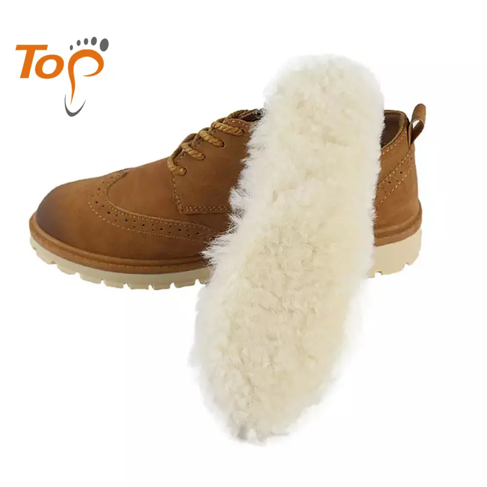 Prodotti invernali per mantenere in caldo stivali in feltro di lana al 100% per suole di scarpe inserire sottopiede caldo