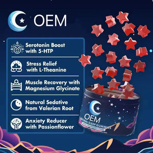 กัมมี่ช่วยการนอนหลับจากธรรมชาติ ผสม 5-HTP, แอล-ธีอะนีน, แมกนีเซียม และสารสกัดจากรากวาเลอเรียน ปราศจากเมลาโทนิน - Product Image 3