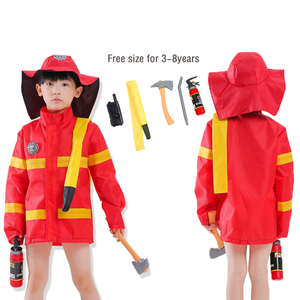 Conjunto <span class=keywords><strong>de</strong></span> disfraz <span class=keywords><strong>de</strong></span> juego <span class=keywords><strong>de</strong></span> rol <span class=keywords><strong>de</strong></span> jefe <span class=keywords><strong>de</strong></span> <span class=keywords><strong>bomberos</strong></span> infantil, traje <span class=keywords><strong>de</strong></span> bombero <span class=keywords><strong>de</strong></span> simulación con accesorios realistas, disfraz <span class=keywords><strong>de</strong></span> carrera <span class=keywords><strong>de</strong></span> bombero - Product Image 1