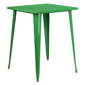 Fabbrica direttamente fornitura antico retrò tavolo da pranzo ristorante da pranzo mobili in acciaio tavolo quadrato per caffè - Product Image 6