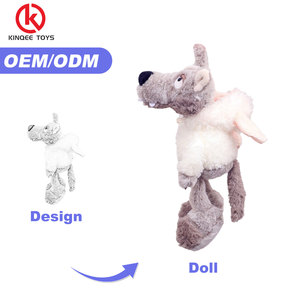 Kinqee Design personalizzato di origine animale peluche peluche <span class=keywords><strong>lupo</strong></span> peluche giocattolo di peluche animale di peluche - Product Image 1