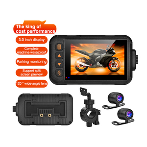 Nuova Dash Cam per Moto con Doppia Lente da 3,5 Pollici, Registratore Video Anteriore e Posteriore, Telecamera Sportiva per Motociclette - Product Image 5