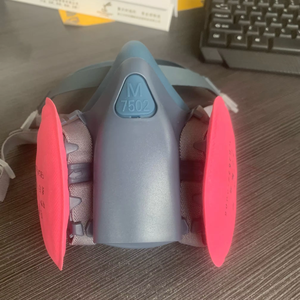 Masker debu <span class=keywords><strong>Respirator</strong></span>, perlindungan uap debu, <span class=keywords><strong>Respirator</strong></span> setengah masker kimia dengan kartrid - Product Image 3
