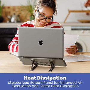 Great Roc Metal Adjustable <strong>mac</strong> <strong>Book</strong> Notebook <strong>Stand</strong> 14 15.6 Inch Foldable Laptop Holder Portable Aluminum Laptop <strong>Stand</strong> - Product Image 6