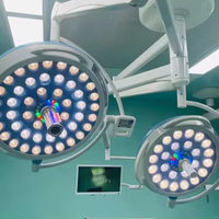 Lampe chirurgicale sans ombre à LED électrique avec caméra HD - 3500-5000K - Lumière d'opération à intensité variable pour salle d'opération hospitalière