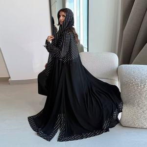 Personalización de Fábrica, Personalización de Logotipo, OEM, ODM, Abaya Árabe Saudí, Ropa Islámica Modesta para Mujer, Túnica Maxi Musulmana de Moda - Product Image 6