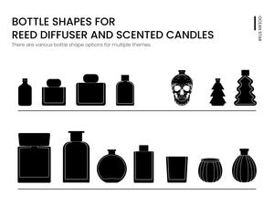 Ensembles de diffuseurs de roseaux avec fleurs séchées naturelles, coton, fleurs en papier, eucalyptus et <span class=keywords><strong>gland</strong></span> - Product Image 3