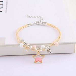 Pulsera de Aleación Hecha a Mano para Mujer, Diseño de Cadena con Motivos de Estrella y Mariposa, Estilo Cyber Celebrity, con Cuentas y Diamantes, Ideal para Aniversario - Product Image 4