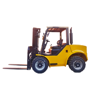 4 x4 3.5t קשה שטח מלגזה 600lb קיבולת מצויד עם משנה אידיאלי עבור מחסן לוגיסטי נמל לוגיסטי - Product Image 2