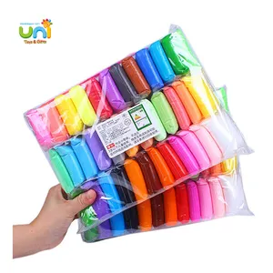 Hot 36 Colors Super Light Slimes Kids Air Dry Plasticine Modeling Clay Handmade Educational Diy Toy
