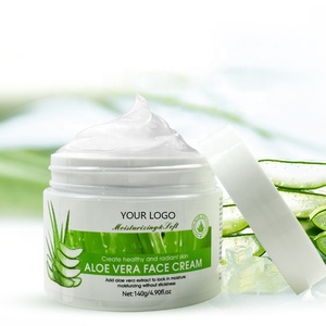 Crème <span class=keywords><strong>Visage</strong></span> Pure à l'Aloe Vera Apaisante et Hydratante, Marque Privée, Extrait Naturel d'Herbes, Crème Réparatrice Hydratante pour la Peau - Product Image 1