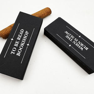 Luxury Black <strong>Vintage</strong> Eco-Friendly Safety Wooden <strong>Matches</strong> Packaging <strong>Box</strong> Printing Customization Cigar Use Household Bulk Wholesale - Product Image 2
