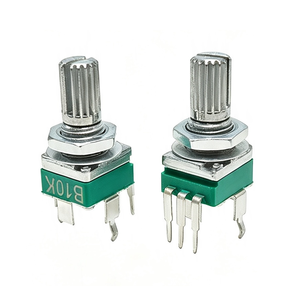 Potenciómetro Rotatorio de Audio de 9mm <span class=keywords><strong>Serie</strong></span> 097, Resistencia Variable, Control de Volumen B5K B10K B20K B50K B100K, Fábrica OEM/ODM - Product Image 1