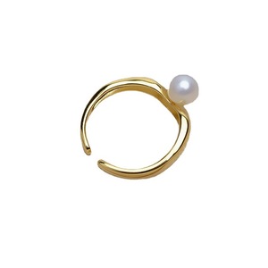 Anillo Abierto de Plata S925 Hecho a Mano por Wenchi, con Soporte para 4-5-6 Perlas, Relleno de Oro de 14k, Accesorios de Joyería Ajustables - Product Image 5