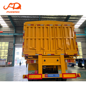 Semirremolque de Carga con Barandas de Tres Ejes Personalizado, Acero Q345B, 60 Toneladas, para Transporte de Frutas y Verduras - Product Image 5