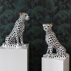 Article le plus demandé : Sculpture animale en résine peinte à la main, statue de <span class=keywords><strong>jaguar</strong></span> grandeur nature animée à vendre - Product Image 2