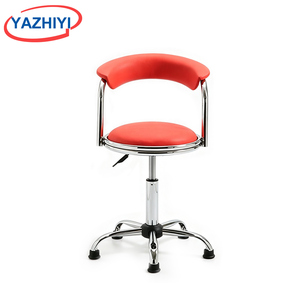 <span class=keywords><strong>Silla</strong></span> de Salón <span class=keywords><strong>Roja</strong></span> Ajustable YAZHIYI, <span class=keywords><strong>Silla</strong></span> de Trabajo con Base Redonda de Metal y Respaldo de <span class=keywords><strong>Media</strong></span> <span class=keywords><strong>Luna</strong></span> - Product Image 6