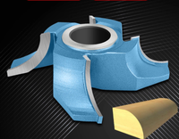 Alat pertukangan kayu Lightning-joiner Cutter dengan stabil kumparan gigi OEM ODM didukung Milling Cutter