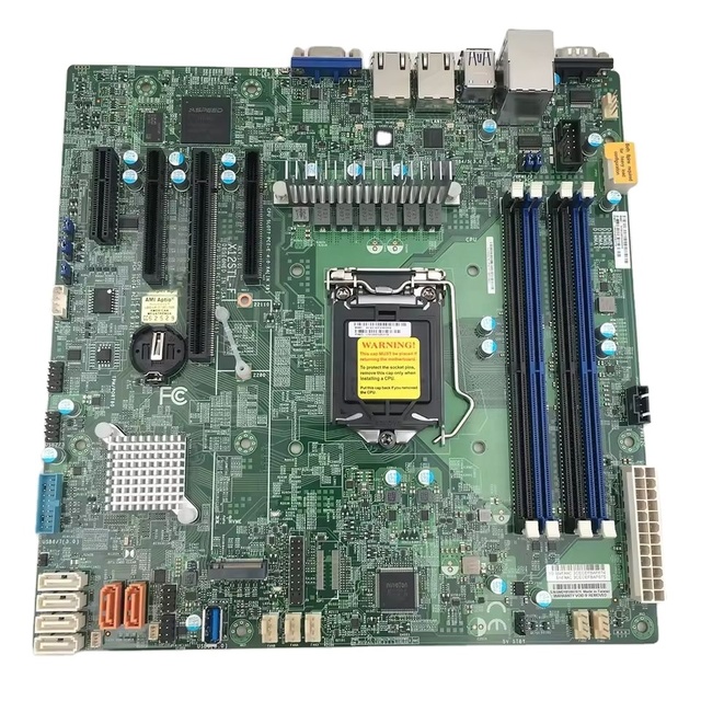 Original Genuine for Supermicro Server Motherboard PCIE4.0 Xeon E-2300 Processor LGA1200 C252 Chip X12STL-F
