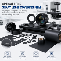 Film BOPET Noir Ultra Mat - Anti-traces de doigts et résistant aux rayures pour plaques signalétiques, automobile et films de recouvrement