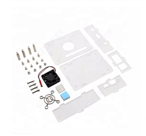 <span class=keywords><strong>Orange</strong></span> <span class=keywords><strong>Pi</strong></span> PC / <span class=keywords><strong>PC2</strong></span> / PC Plus-funda acrílica + adaptador de corriente europeo de 5V 3A + ventilador de refrigeración + Kit de inicio de disipador de calor, naranja <span class=keywords><strong>Pi</strong></span> kit - Product Image 2