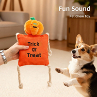 Jouet à mâcher pour chien Halloween, durable, couineur, pour la dentition, jouet sonore pour animaux, jouets couineurs pour chiens, jouet pour chien de haute qualité en gros