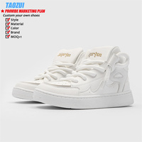 2025 Designer personnalisé pur blanc haut marque Logo baskets mode tendance classique vente chaude chaussures de basket-ball personnalisées pour hommes