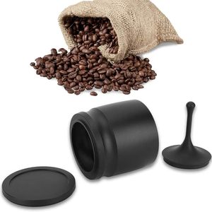 Conteneur de café en poudre en aluminium écologique de 58 mm, anneau doseur, entonnoir de pression, tasse doseuse, accessoires pour expresso - Product Image 6