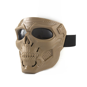 Masque de moto coupe-vent avec design de crâne - Product Image 4