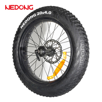 Pneus de vélo électriques Nedong 20x4.0, pneus solides non gonflables, légers et élastiques, pièces de vélo