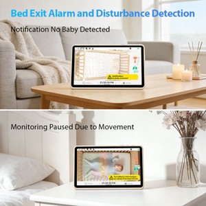 Moniteur Bébé 7 Pouces pour la Maison, Surveillance des Signes Vitaux, Moniteur Respiratoire pour Bébé, <span class=keywords><strong>Babyphone</strong></span> AI avec Caméra - Product Image 5