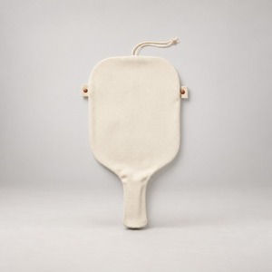 Funda de lona de cera de abeja para pala de pickleball de 12 oz, funda protectora para raqueta de tenis con logo personalizado, venta al por mayor - Product Image 1