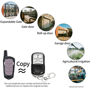 433Mhz sao chép mã RF điều khiển từ xa với bốn phím vật liệu kim loại cho hoạt động hiệu quả điện cửa nhà để xe revamps yêu cầu - Product Image 2