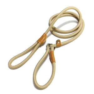 Laisse de chien en nylon réglable de luxe, style uni, laisse coulissante, corde de marche et d'escalade, équipement pour animaux de compagnie écologique et personnalisé, tendance - Product Image 3